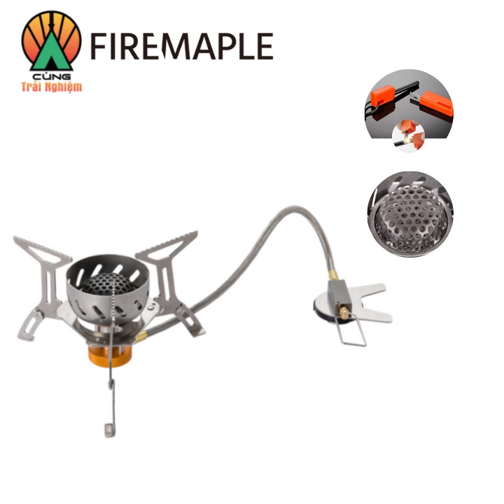 [CHÍNH HÃNG] Bếp Gas Dã Ngoại Chuyên Dụng Fire Maple Nấu Ăn Ngoài Trời Nhỏ Gọn Tiện Lợi FMS-121PLUS