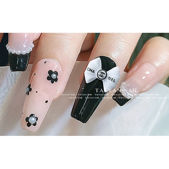 Nơ trang trí móng 10cái/ bịch/12k