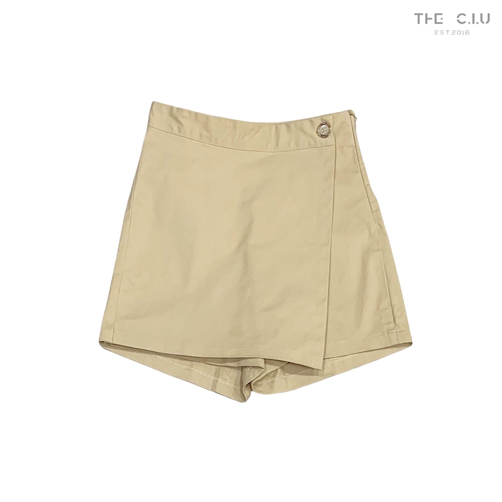 Quần giả váy kaki THE CIU - Beline Skirt