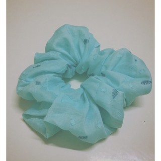dây buộc tóc  scrunchies hoa nhí