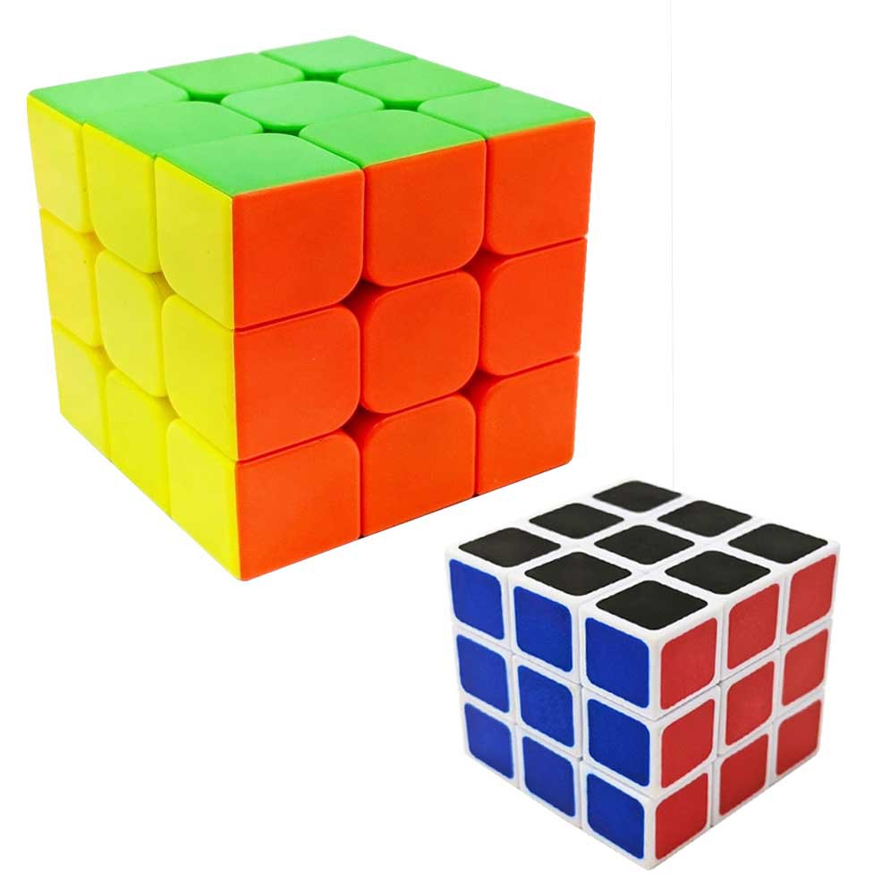 Bộ 2 Rubik 3×3 – Rubic 3 tầng Stickerless nâng cao khả năng tư duy