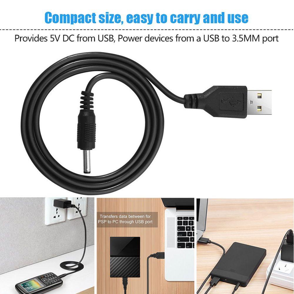 Cáp Chuyển Đổi Nguồn Điện 3.5mm Sang USB DC 3.5mm Chuyên Dụng