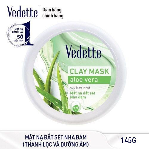 🥝 MẶT NẠ ĐẤT SÉT 145g CÁC LOẠI VEDETTE