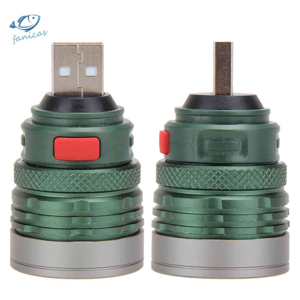 Đầu Đèn Pin Mở Rộng 3W Kết Nối USB