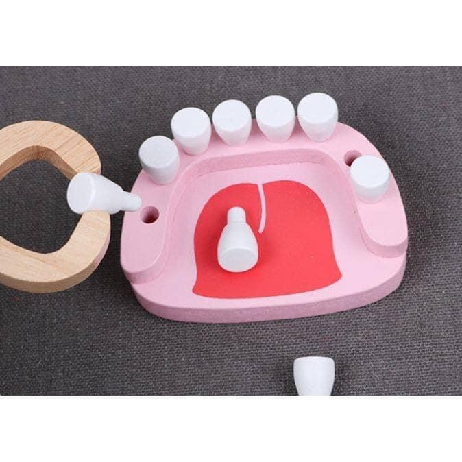 [Mã LIFETOYS1 giảm 30K đơn 99K] Bộ Đồ Chơi Gỗ Bác Sĩ Nha Khoa Bằng Gỗ Cao Cấp