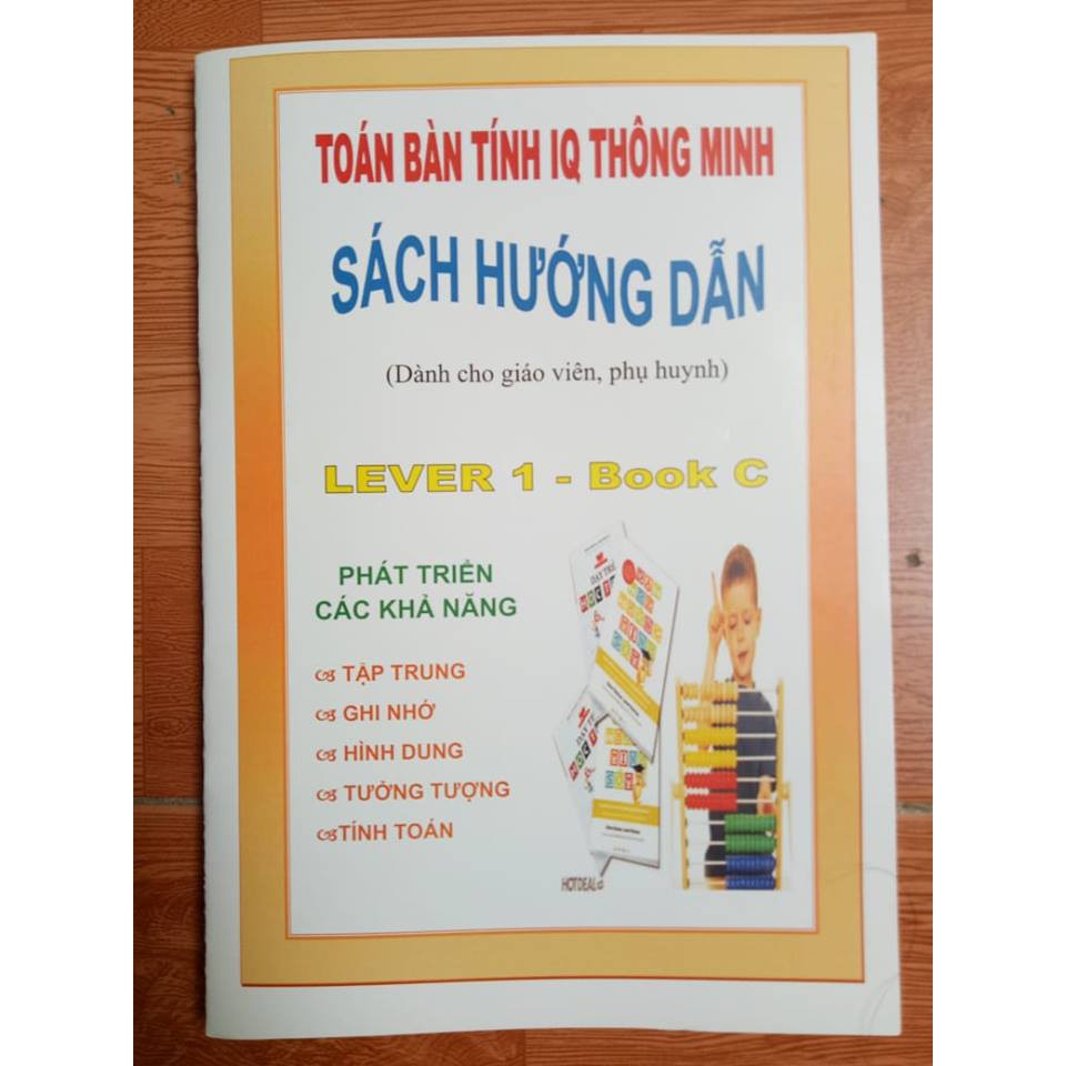 BÀN TÍNH GẢY SOROBAN 17 CỘT TẶNG SÁCH HƯỚNG DẪN