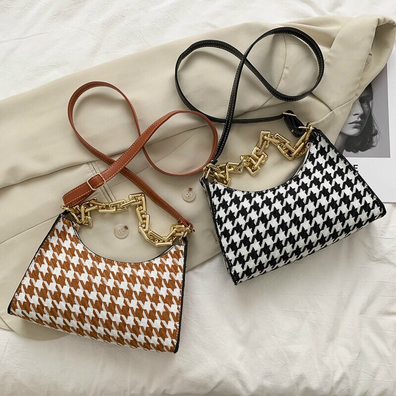 Túi nữ thời trang kẻ sọc