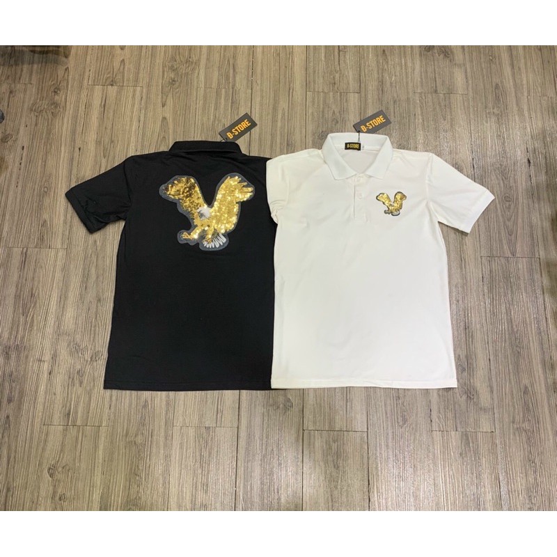 Áo thun cổ trụ cao cấp thêu logo nổi(chất liệu cotton 100%) | BigBuy360 - bigbuy360.vn