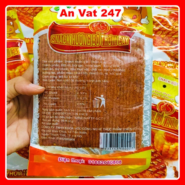 [ Siêu Hot ]Snack hương bò thơm cay - giá rẻ hấp dẫn [ Siêu Hot ]