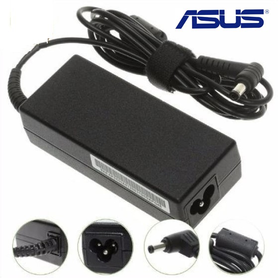 Sạc dành cho Laptop Asus 19V - 3.42A Chân Thường Tặng kèm dây nguồn