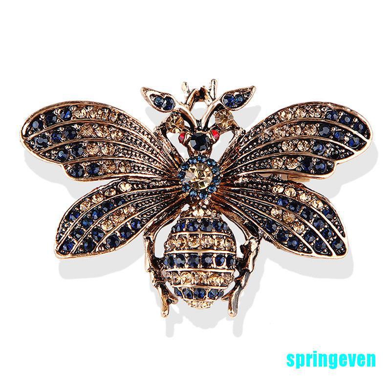 Ghim Cài Áo Hình Chú Ong Nhỏ Đính Đá Pha Lê