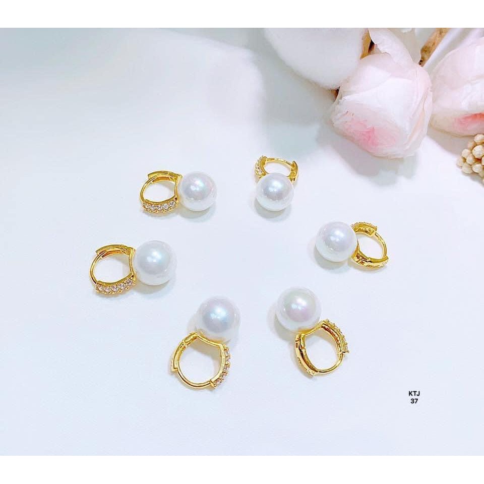 Bông tai nữ, chất liệu cao cấp, có giấy bảo đảm của tiệm