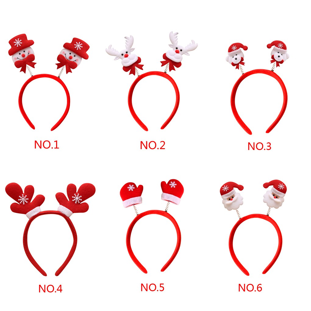 Cài tóc phong cách giáng sinh dễ thương dành cho cả người lớn và trẻ em