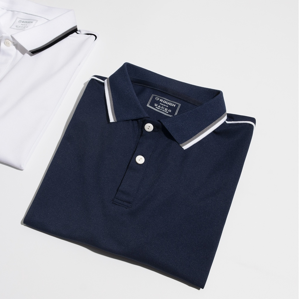 Áo Thun Cổ Bẻ Polo Nam Cotton Pique Form Trẻ Trung 6 Màu - ROUGH