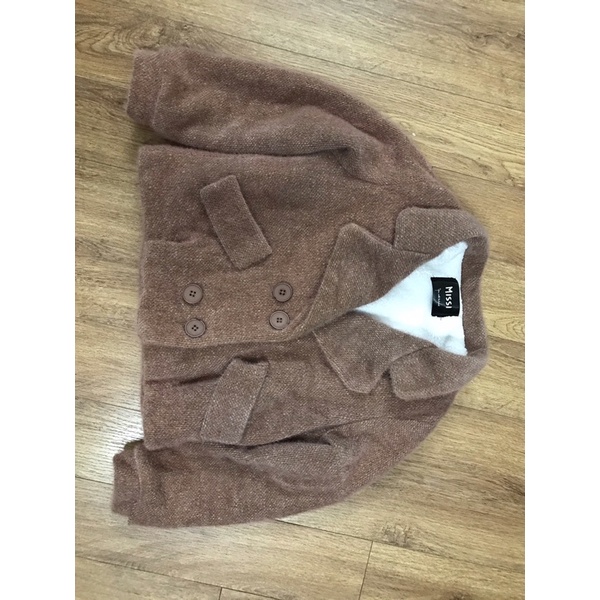 Khoác lông croptop missi