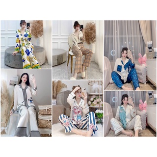 PIJAMA Lụa thiết kế cao cấp- Đồ bộ lụa pijama