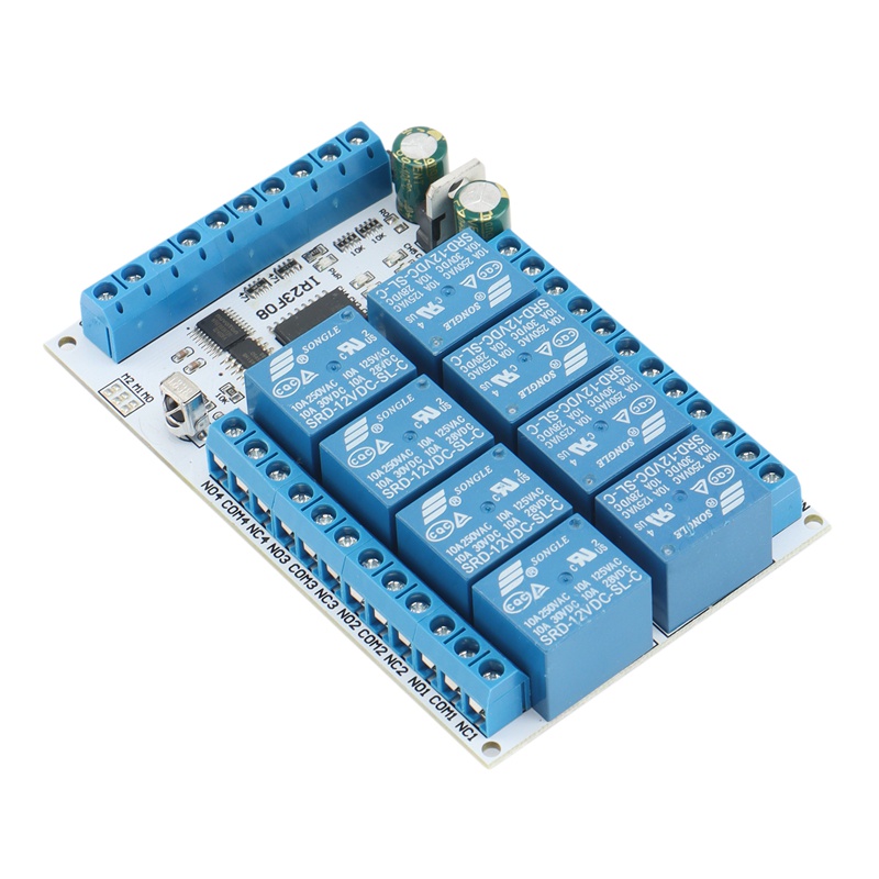 Rơ Le 8 Kênh Dc 12v Đa Năng Kèm Điều Khiển Từ Xa | BigBuy360 - bigbuy360.vn