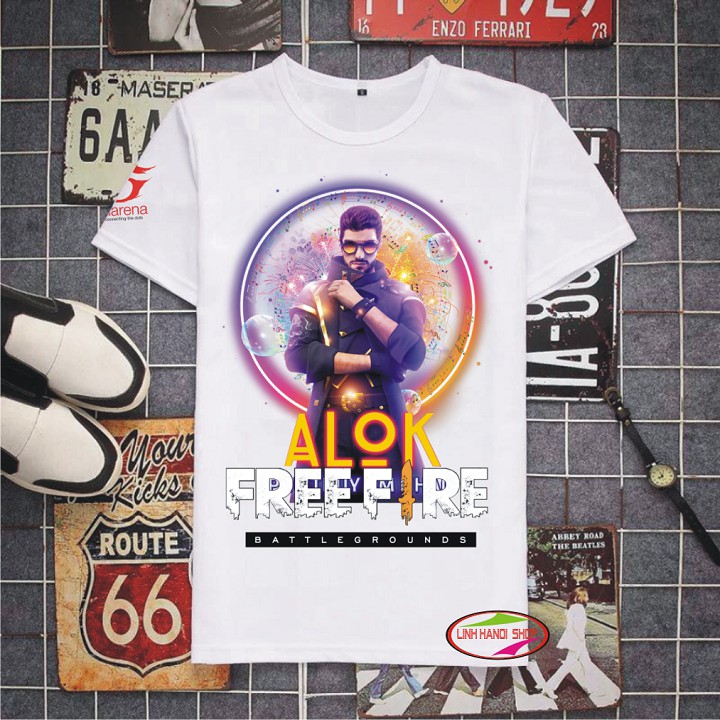 Áo thun Free Fire - Atr - Alok