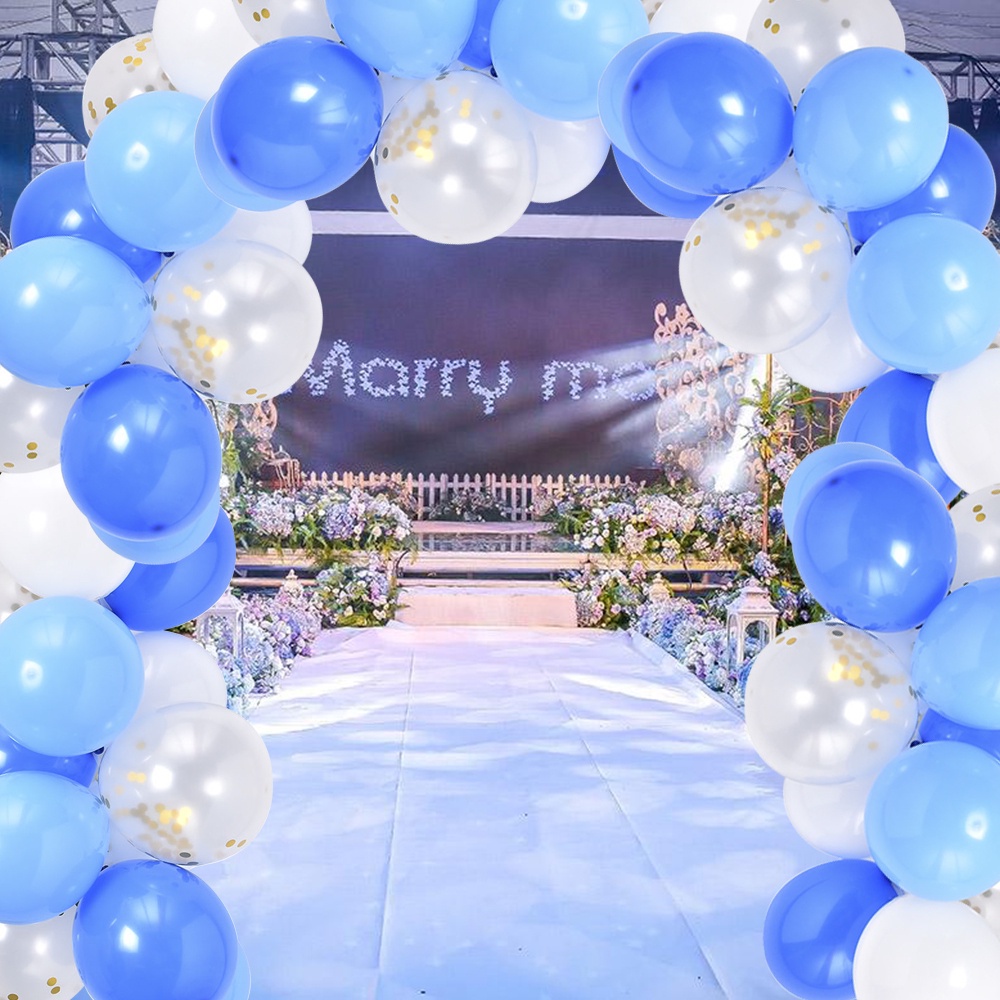 Set 62 Bong Bóng Cao Su Màu Sắc Macaron Xinh Xắn Dùng Để Trang Trí Tiệc