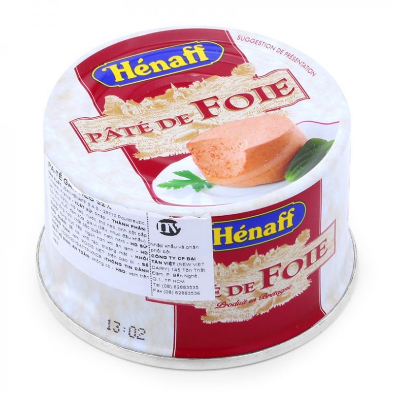 PATE GAN HEO 32% HENAFF 130G