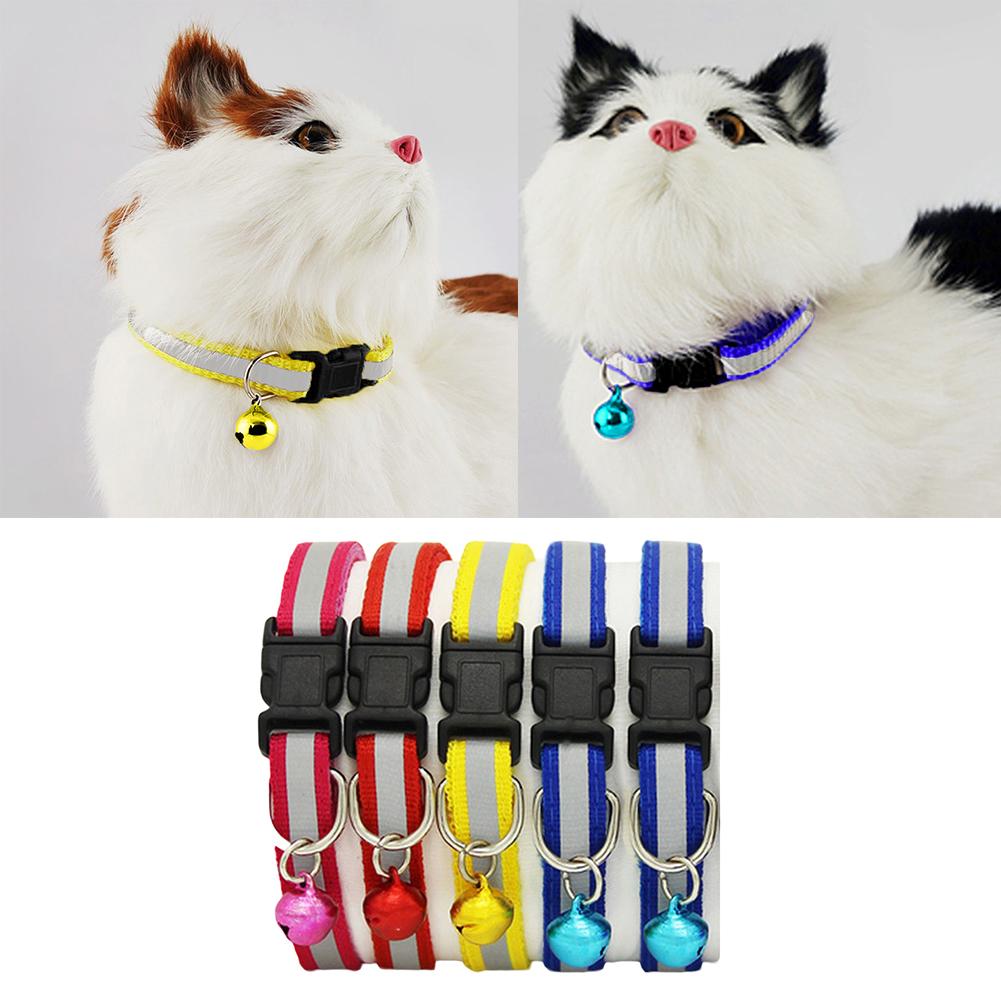 Vòng Cổ Màu Sắc Phản Quang An Toàn Kích Thước 19-32Cm Cho Thú Cưng
