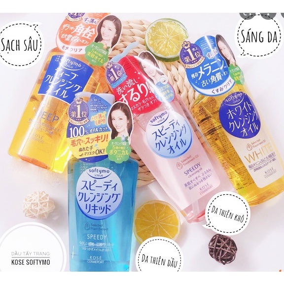 Dầu tẩy trang Kose Softymo Deep Cleansing Oil 230ml Nhật Bản