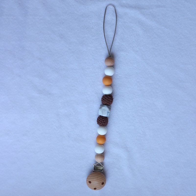 Giá Đỡ Núm Vú Giả Dạng Chuỗi Kẹp DIY Dành Cho Bé Sơ Sinh Mọc Răng