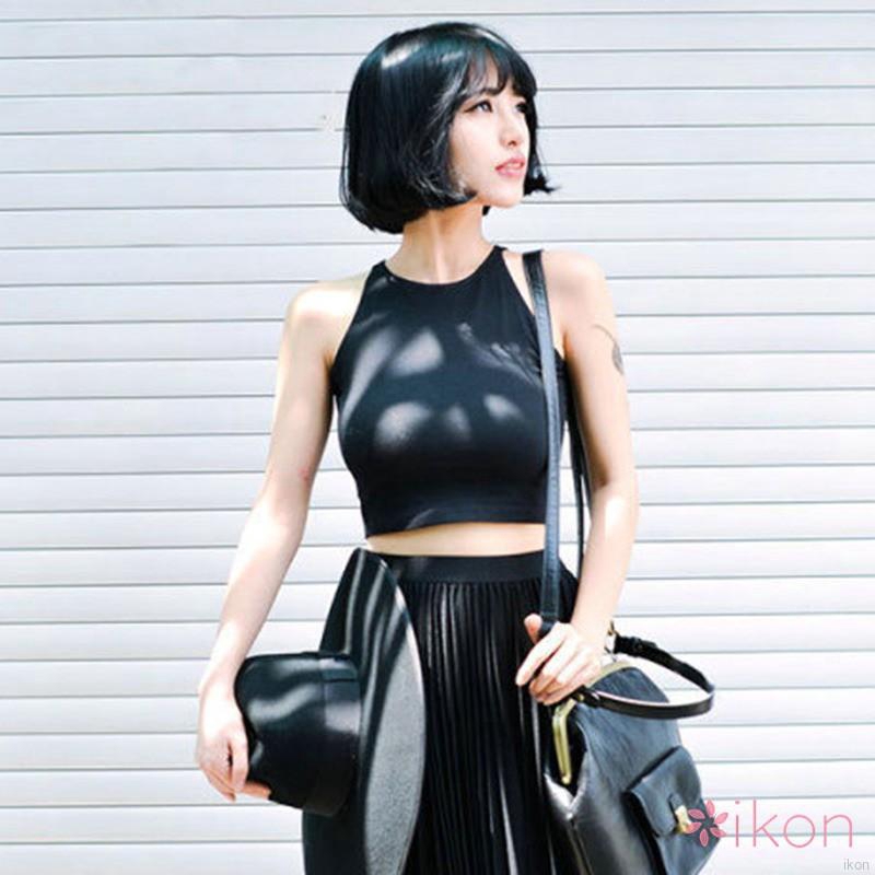 Áo thun sát nách trơn màu thời trang nữ tính