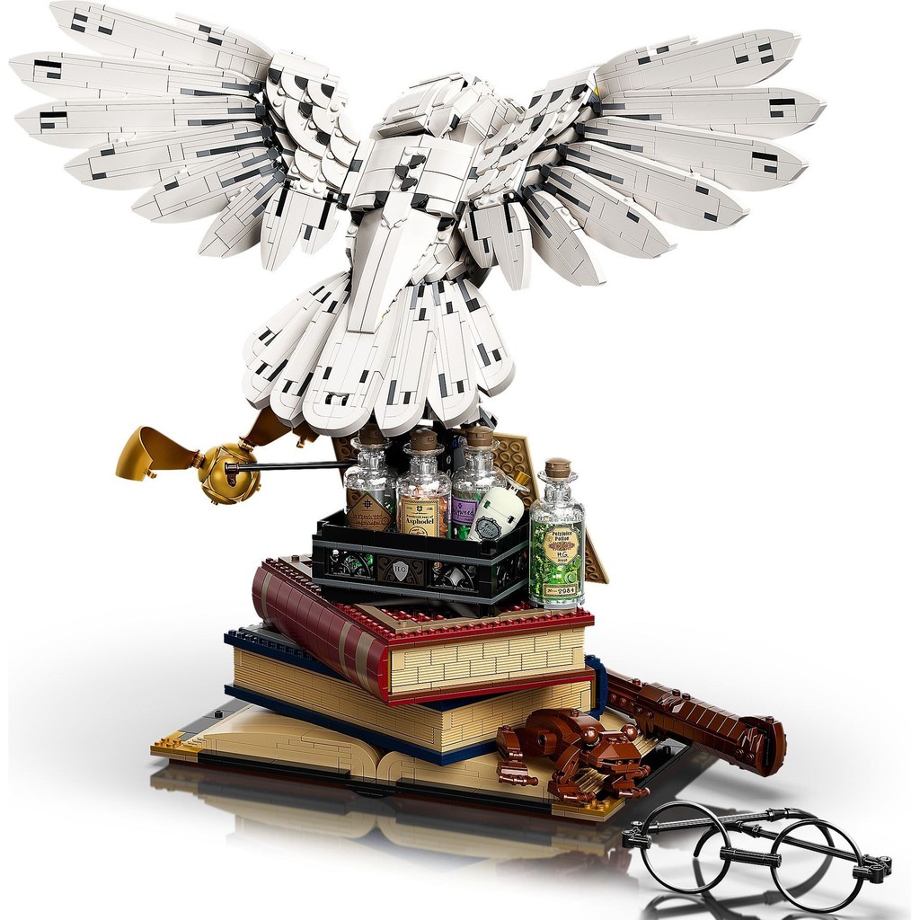 76391 Đồ chơi lắp ráp Iego Hogwarts Icons Collectors' Edition - Cú - Bộ sưu tập đồ dùng phép thuật trong Harry Potter