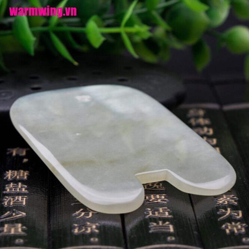 [Hàng mới về] Miếng cạo gió bằng đá ngọc bích dùng để massage