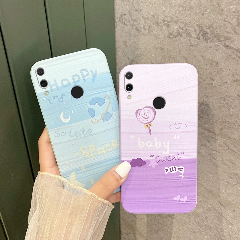 Ốp lưng Huawei Y9 2019 Ốp lưng Điện Thoại Silicone Mềm Chống Sốc Với Cạnh Thẳng Cho HuaWei Y9 2019