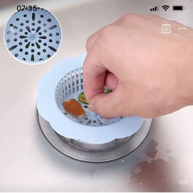 Lọc rác bồn rửa hình hoa