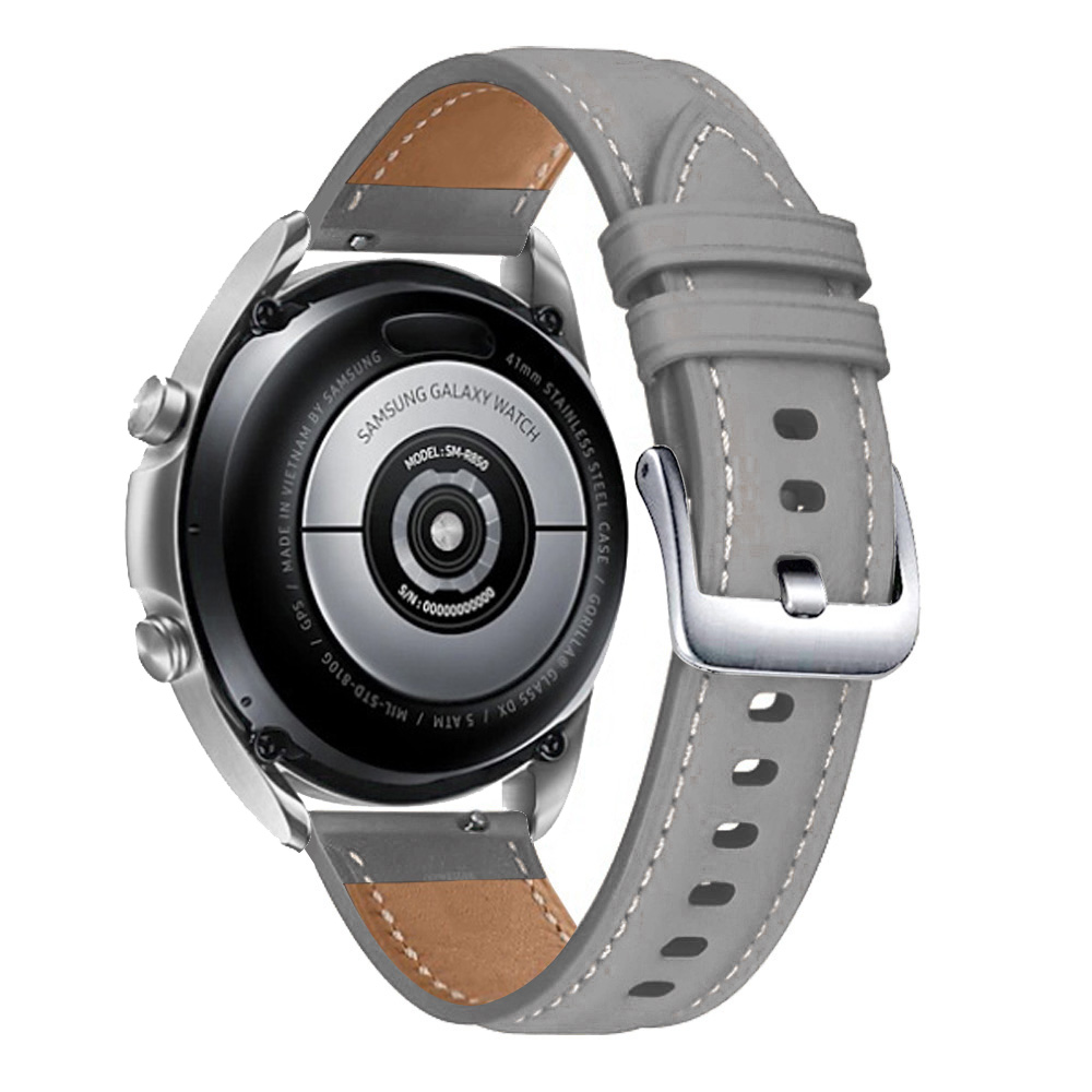 Dây Đeo Bằng Da 22mm Cho Đồng Hồ Samsung Galaxy Watch 3 45mm / Galaxy Watch 46mm / Gear S3