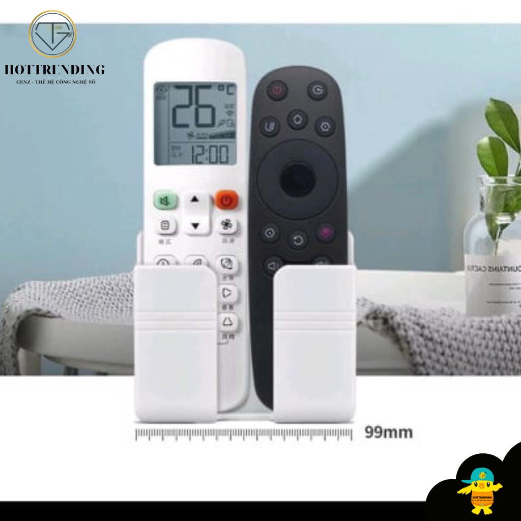 Hộp đựng điều khiển remote từ xa tv điện thoại điều hòa dán tường