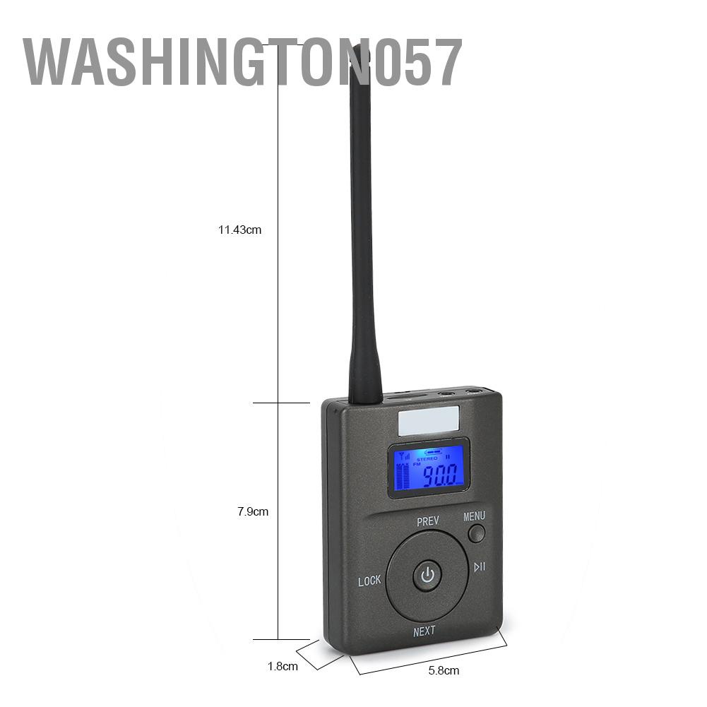 Có thể bán buôn Bộ Phát Sóng FM Không Dây Năng Lượng Thấp 3.5MM washington057 Hàng giao ngay