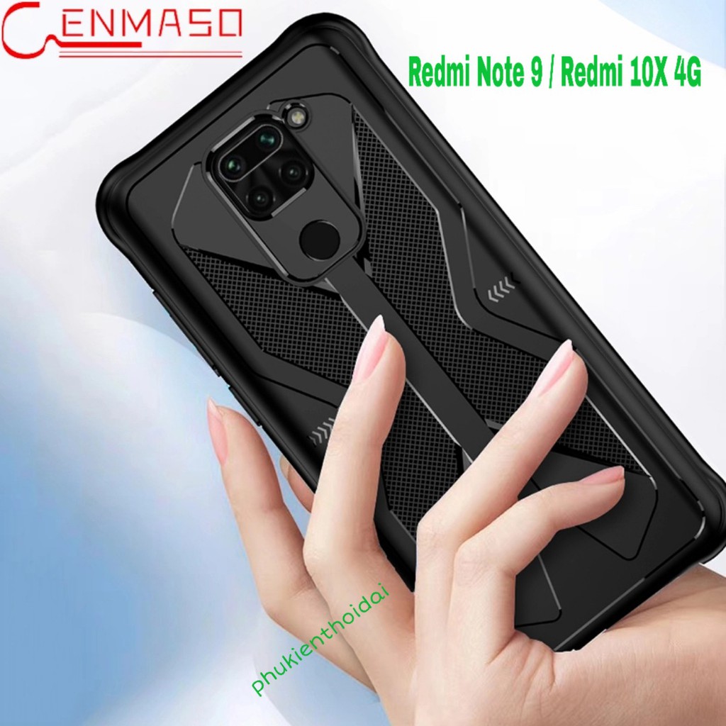 Ốp lưng Redmi Note 11S 5G / Redmi 10X 4G kiểu dáng Gaming dẻo chống sốc cao cấp chống bán bẩn