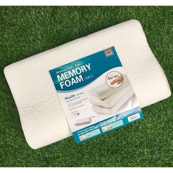 Gối Memory Foam 50D Hình Cong Lock&amp;Lock HLW111 (50 x 30 cm)