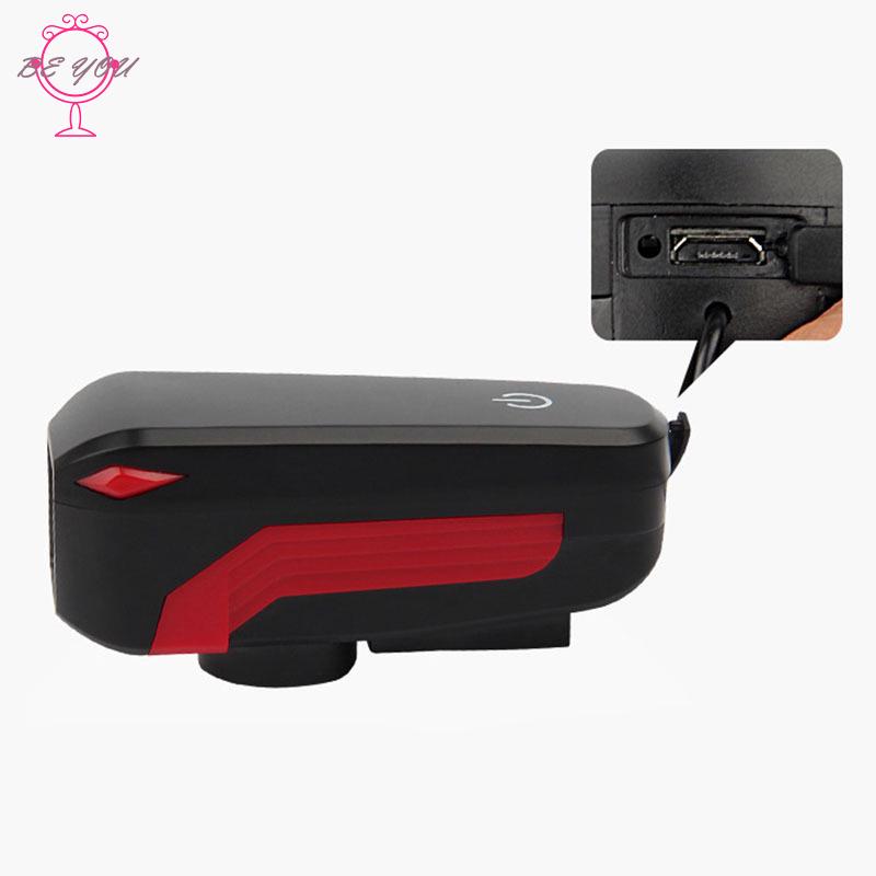 Đèn Pha Kiêm Còi Xe Đạp Có Cổng Sạc Usb Đa Năng