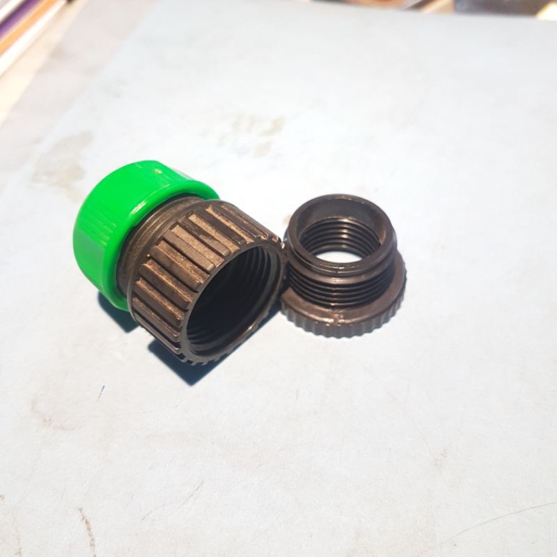 Cút nối ren trong d21mm và 27mm, 1 đầu bắt ống mềm d14mm, d16mm W-3400C