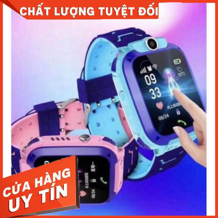 HÀNG NHẬP KHẨU -  Đồng hồ thông minh định vị Q12 sạc nam châm, chống nước, gắn sim nghe gọi như điện thoại. toan store -