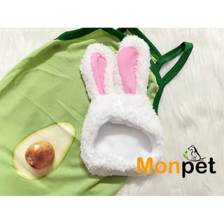Nón Tai Thỏ Cho Thú Cưng Chó Mèo