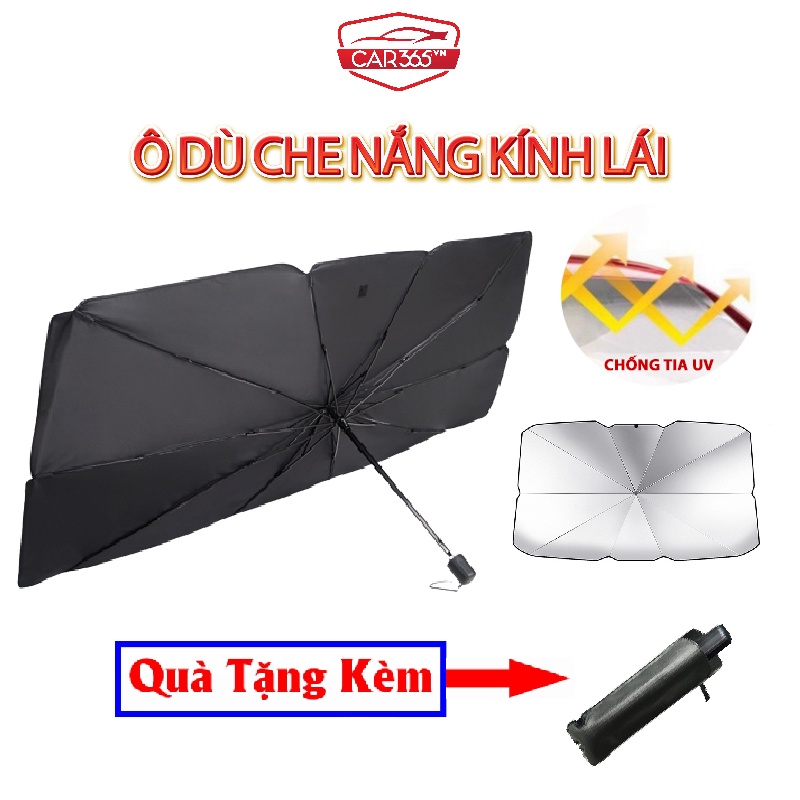 Ô Dù Che Nắng Kính Ô Tô Cao Cấp, Cách Nhiệt, Chống Tia UV &amp; Giúp Bảo Vệ Nội Thất Trong Xe