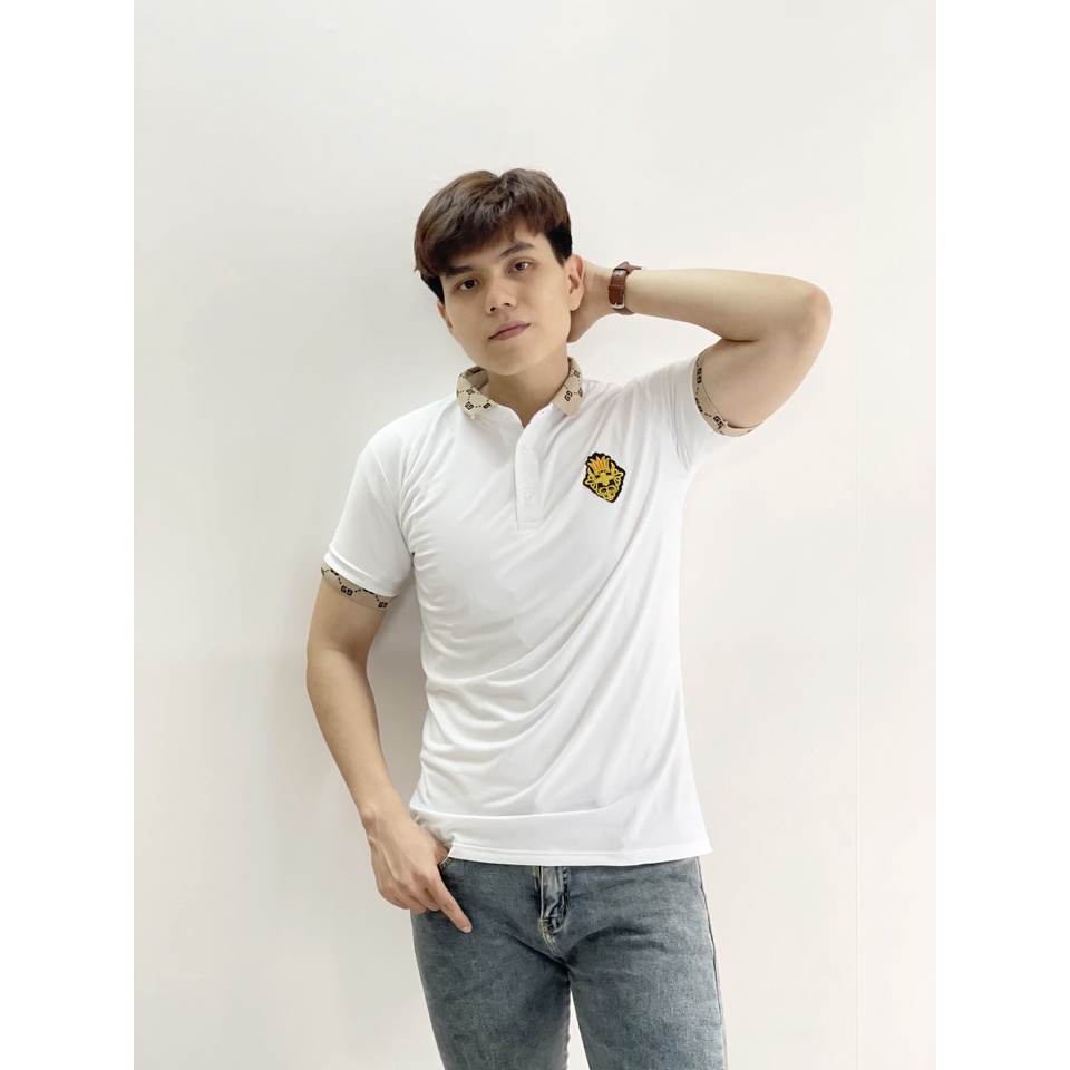 Áo phông Nam Nữ ĐỦ SIZE [XẢ KHO] 💓MEN-BOUTIQUE💓 Áo polo Gucci phối cổ logo thêu Ong M-XXL -Thấm Hút Mồ Hôi Co Dãn