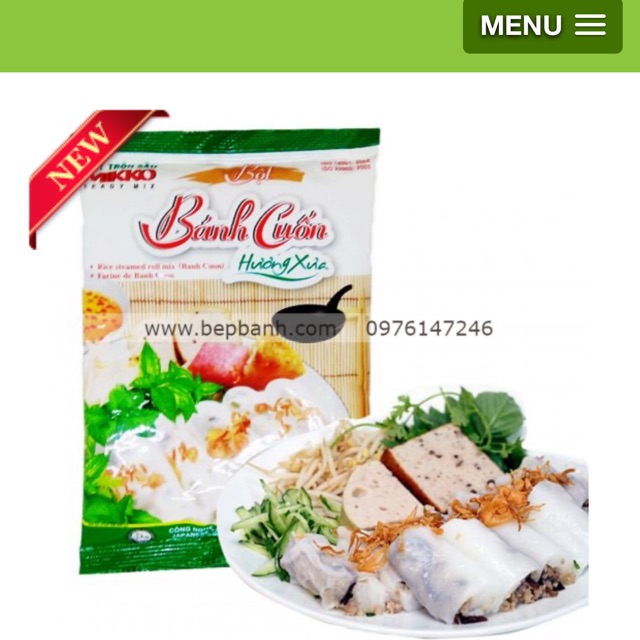 Bột bánh cuốn hương xưa Mikko 220gr