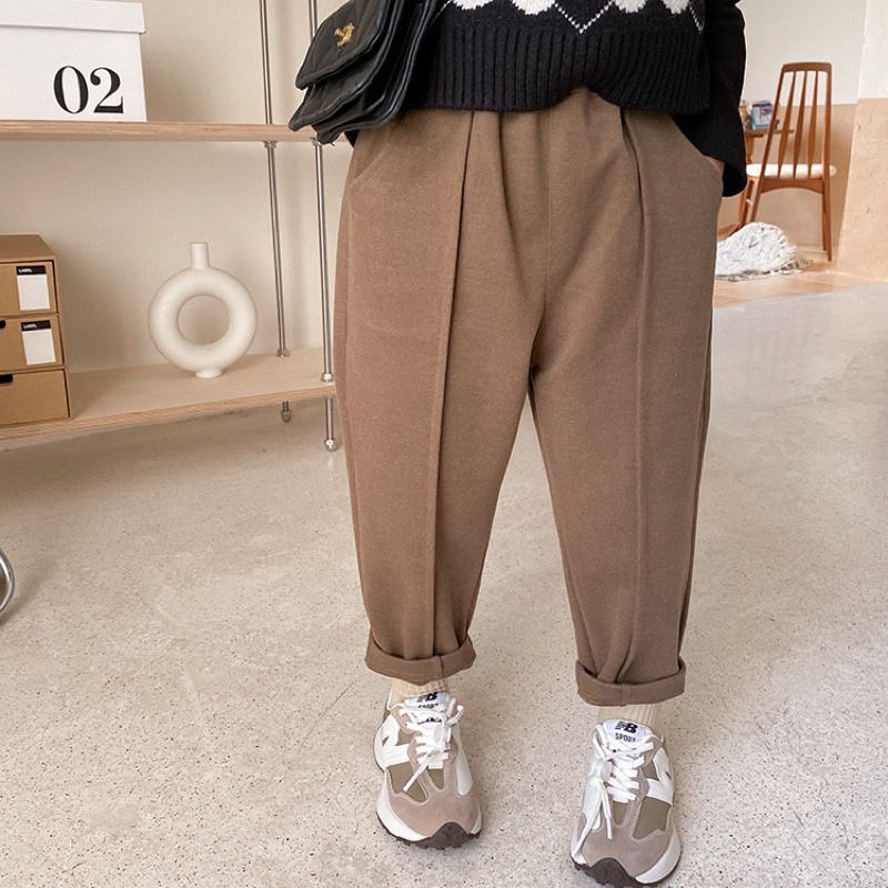 Quần Baggy Dạ  Cho Bé