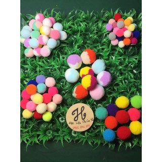 Pom pom - set 50 viên 1cm