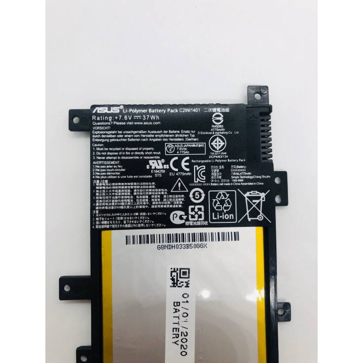 👉Pin(zin) ASUS W419L W409L VM400C VM410L V405LB X455LA-N4030U X455LA-WX063D BẢO HÀNH 6 THÁNG ĐỔI MỚI