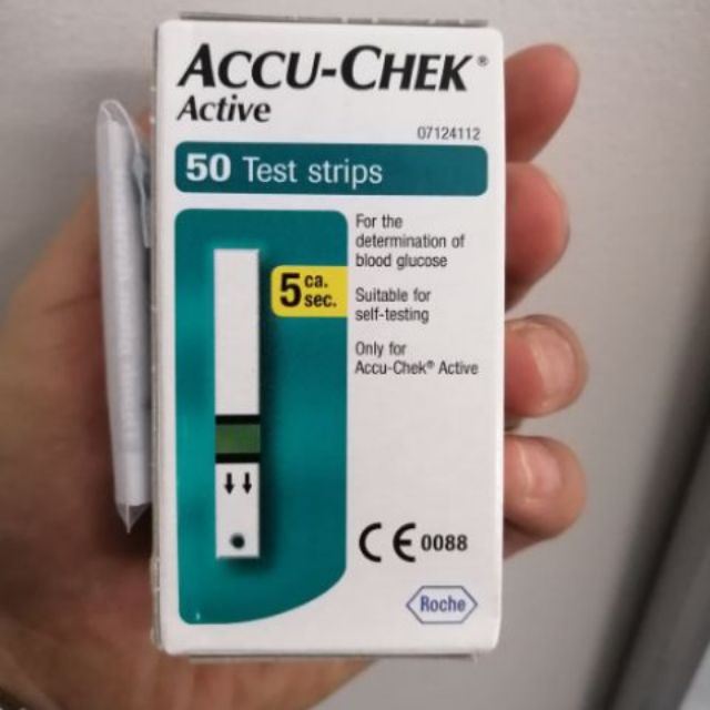 Que Thử Đường Huyết Accu-Check Active (hộp 50 que)