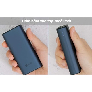 Pin sạc dự phòng polymer 10.000mah type c pd qc3.0 xmobile powerslim pj jp213