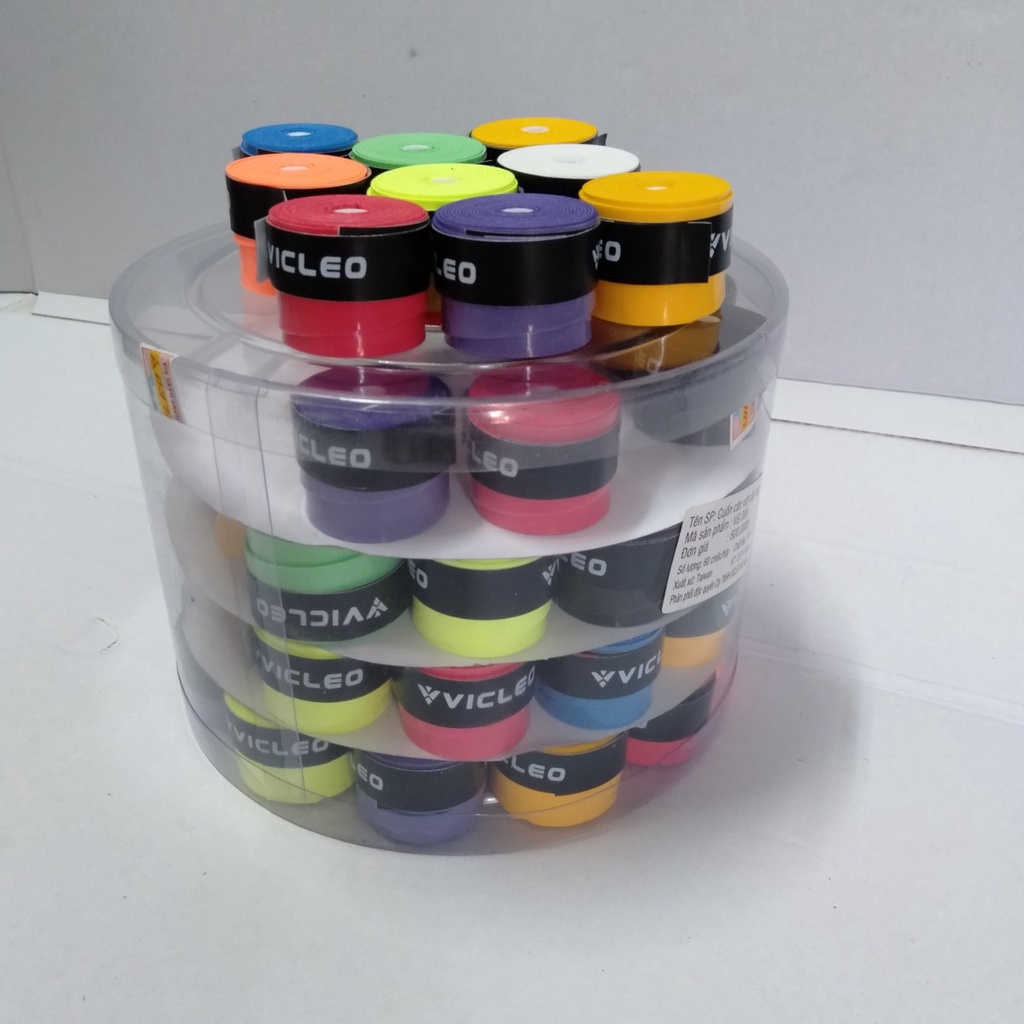 Combo 60 chiếc Quấn Cán, Cuốn Cán Vợt Tennis Và Vợt Cầu Lông Chống Trơn